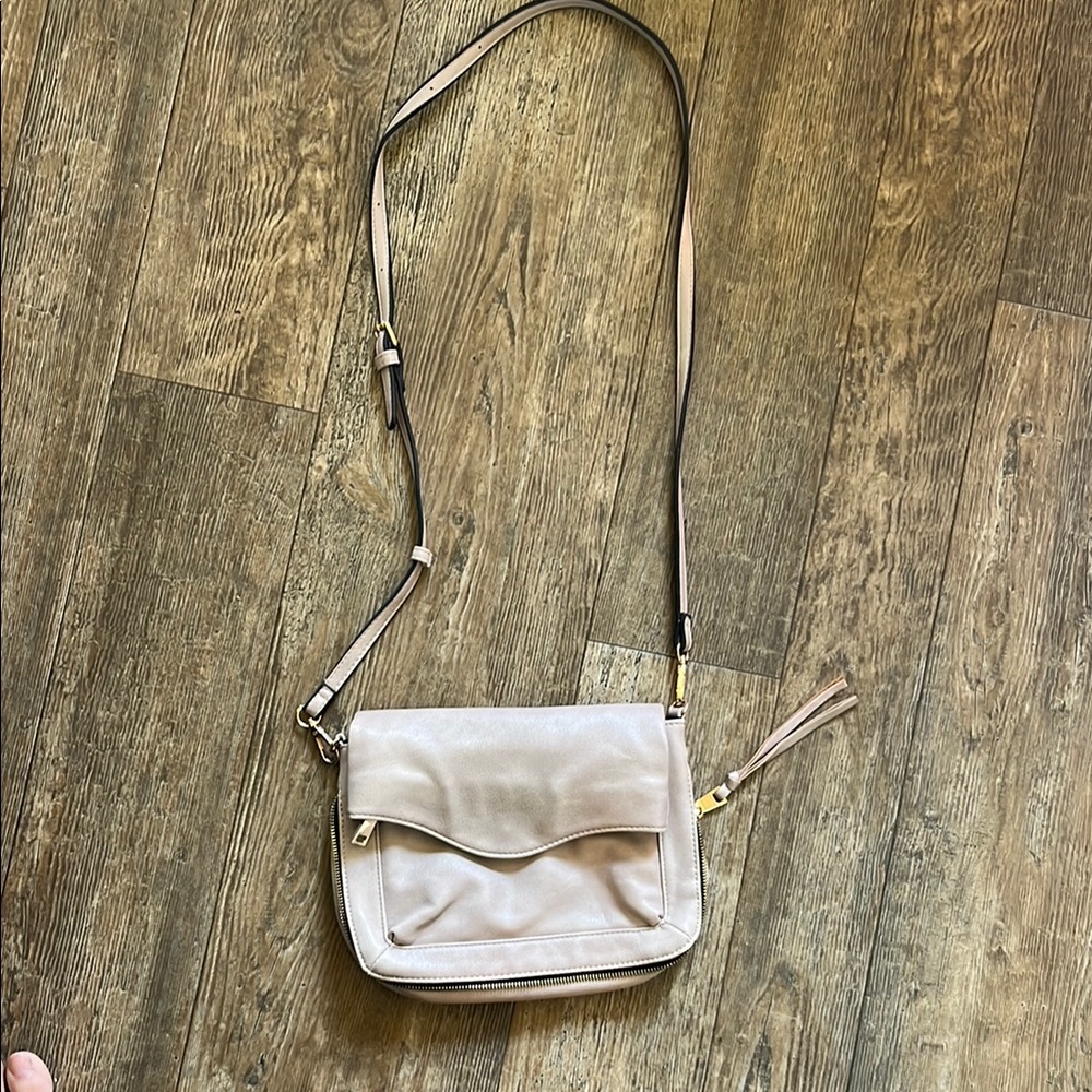 Elegant Blush Crossbody Bag
